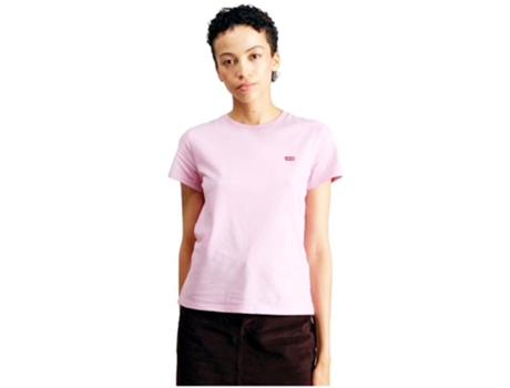 Camiseta de Mujer LEVIS Corta Perfect Rosa (S)