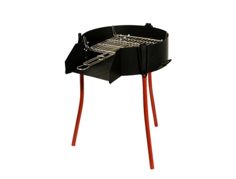 Barbacoa rustica multiusos ø 50 cm. valida para carbon, leña y paelleros.