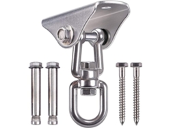Colgadores De Columpios De Acero Inoxidable Sus304 360° Rotación 4 Tornillos Carga 400kg Para Columpios Yoga Hamacas Sillas