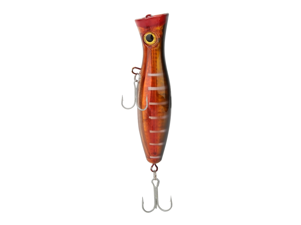 Cebo Artificial 3d De 13 Cm Para Pesca En Agua Dulce Con Anzuelo (negro Y Naranja).
