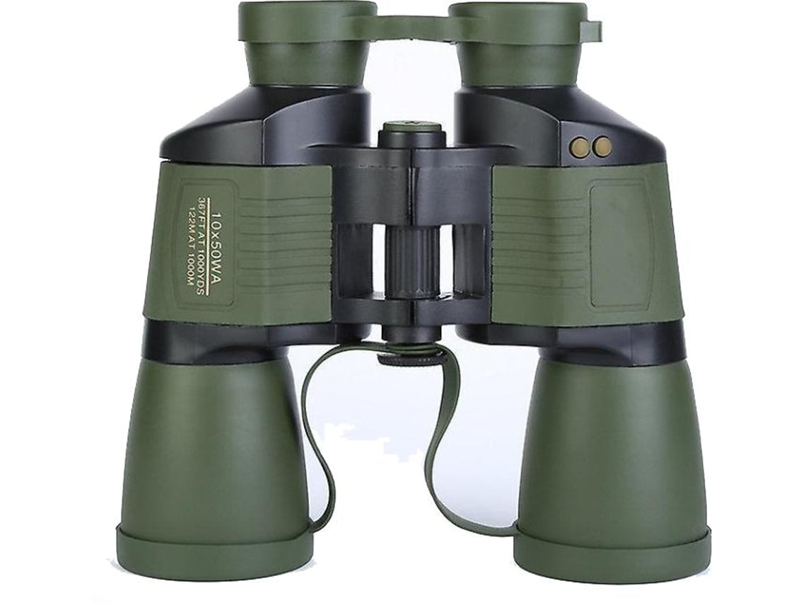 Binóculos De Foco Automático 10x50 Binóculos De Alta Ampliação Binóculos Impermeáveis Greene Observação De Pássaros Ao Ar Livre Verde Facpoet