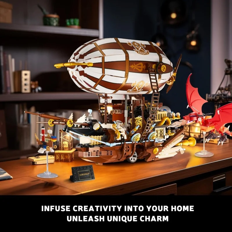 Kit De Montaje De Dirigible, Modelo De Aeronave 3d