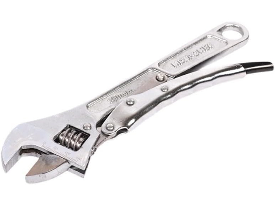 Llave Inglesa Ajustable De 25,4 Cm, Mordaza Mecanizada Con Precisión Para Tareas
