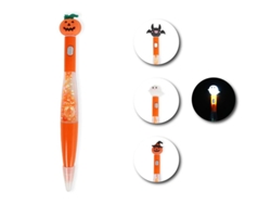 Bolígrafo de Halloween en modelos surtidos con luz de 17,5 cm