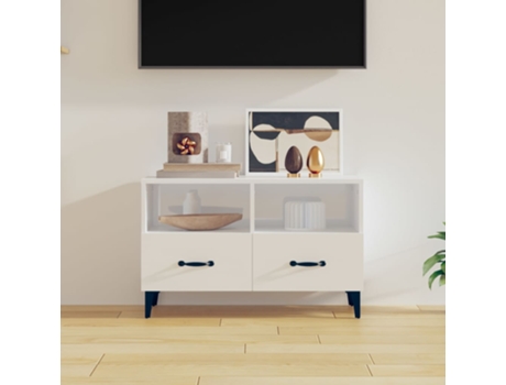 Mueble De Tv VIDAXL Blanco Madera contrachapada (80x36x50 cm)