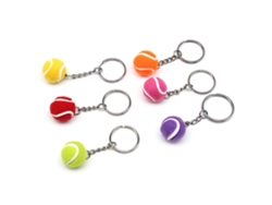Llavero Con Forma De Pelota De Tenis En Miniatura Para Aficionados Al Deporte, Accesorio Decorativo, Regalo.