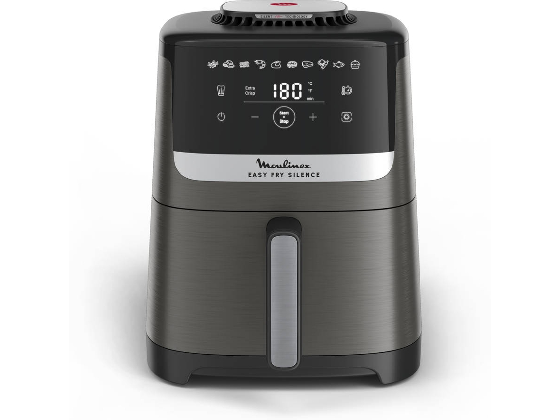 Freidora sin Aceite MOULINEX Easy Fry Silence XL Coal EZ551HF0 (5 L - Negro)
