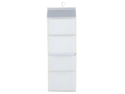 KOFIHETY Organizador Desmontable para Armario Ahorrador de Espacio, Bolsa Colgante para Bolsos y Carteras (Beige)