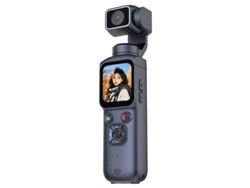 Cámara Para Vlogging 4k, Seguimiento Facial Automático De 330º, Pantalla Táctil De 1,72", 64 Mp (negro)