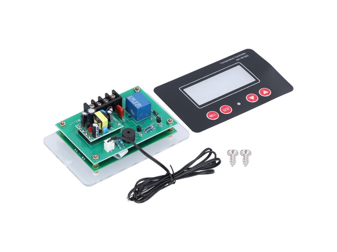 Termostato digital XHW1622 con control de temperatura y pantalla LCD.