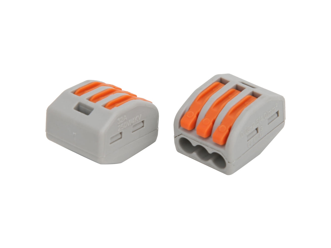 2026-as-15 Piezas Conector De Terminal De Resorte Pct-213 3 Vías Para Cableado Rápido