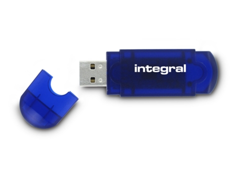Integral 64Gb Usb2.0 Drive Evo Blue Usb Memory Drive Usb Type-A 2.0 Blue