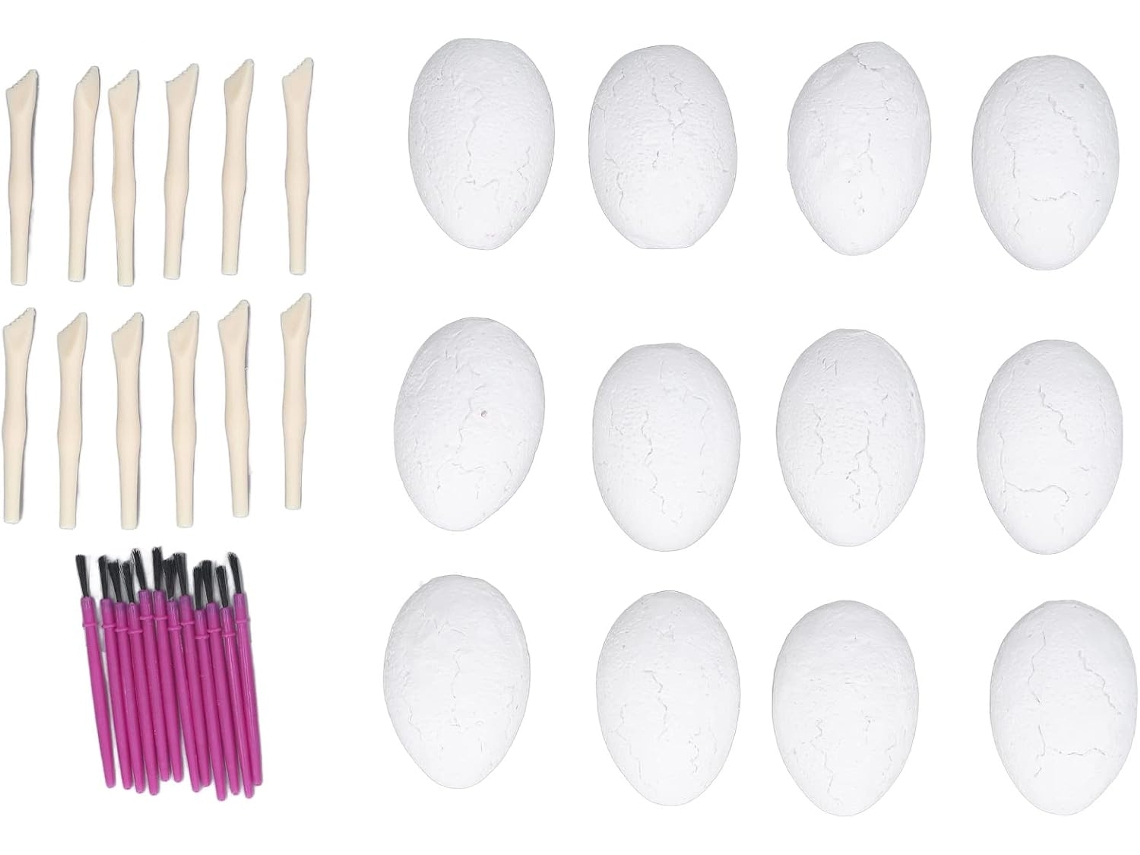 Kit De Juguete Educativo Ciencia Para La Excavación Huevos: Cepillo, Cincel, Animales,