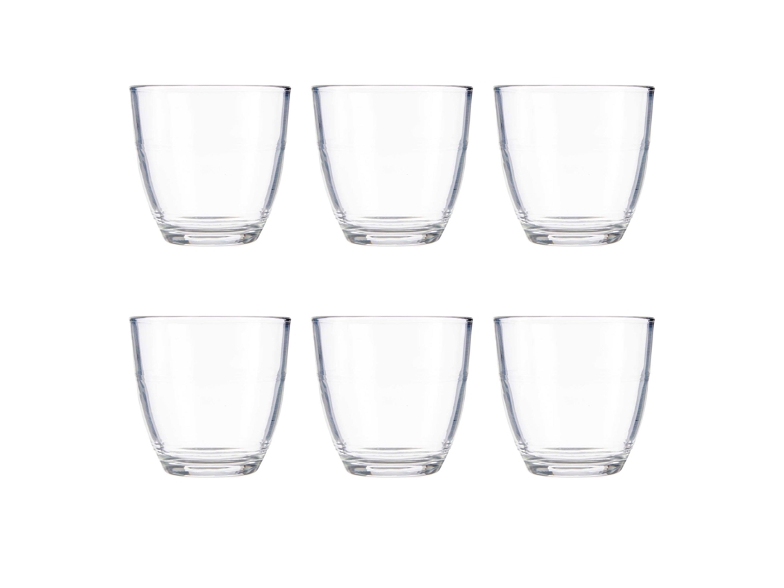 Set 6 vasos cortado 170ml colección VIVALTO