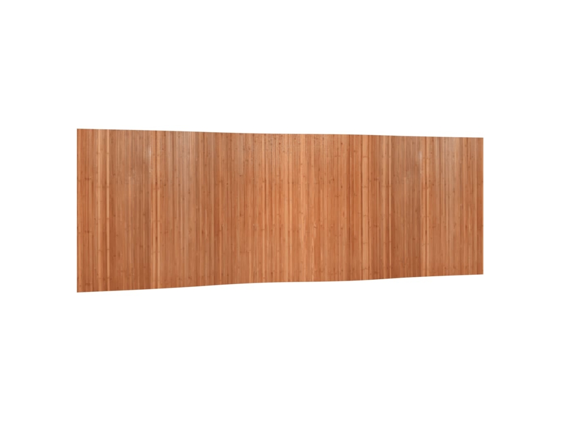 Biombo separador de ambientes 165 x 600 cm Bambú marrón claro Dec031156
