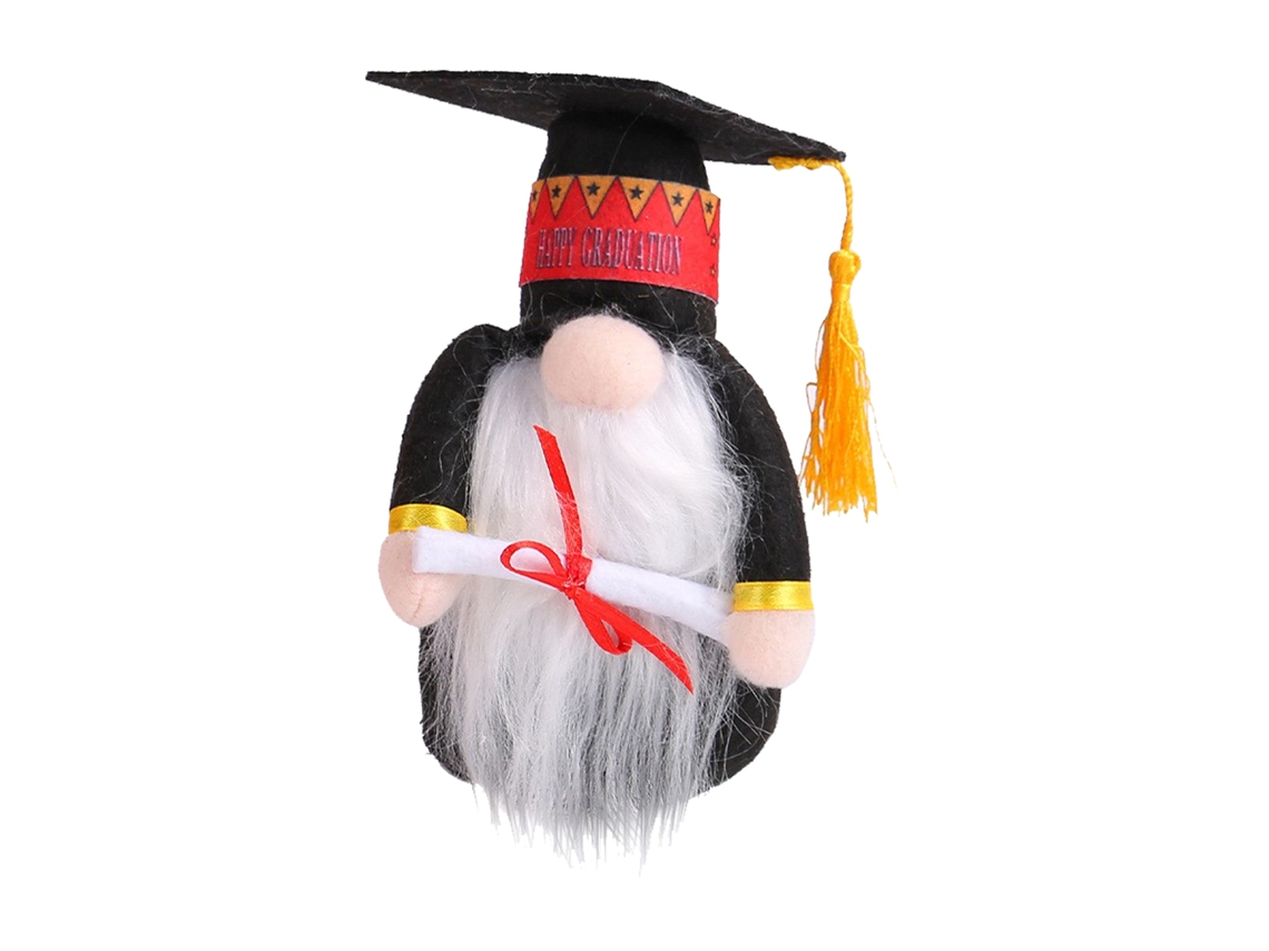 Figura decorativa de graduación para mesa, estilo encantador