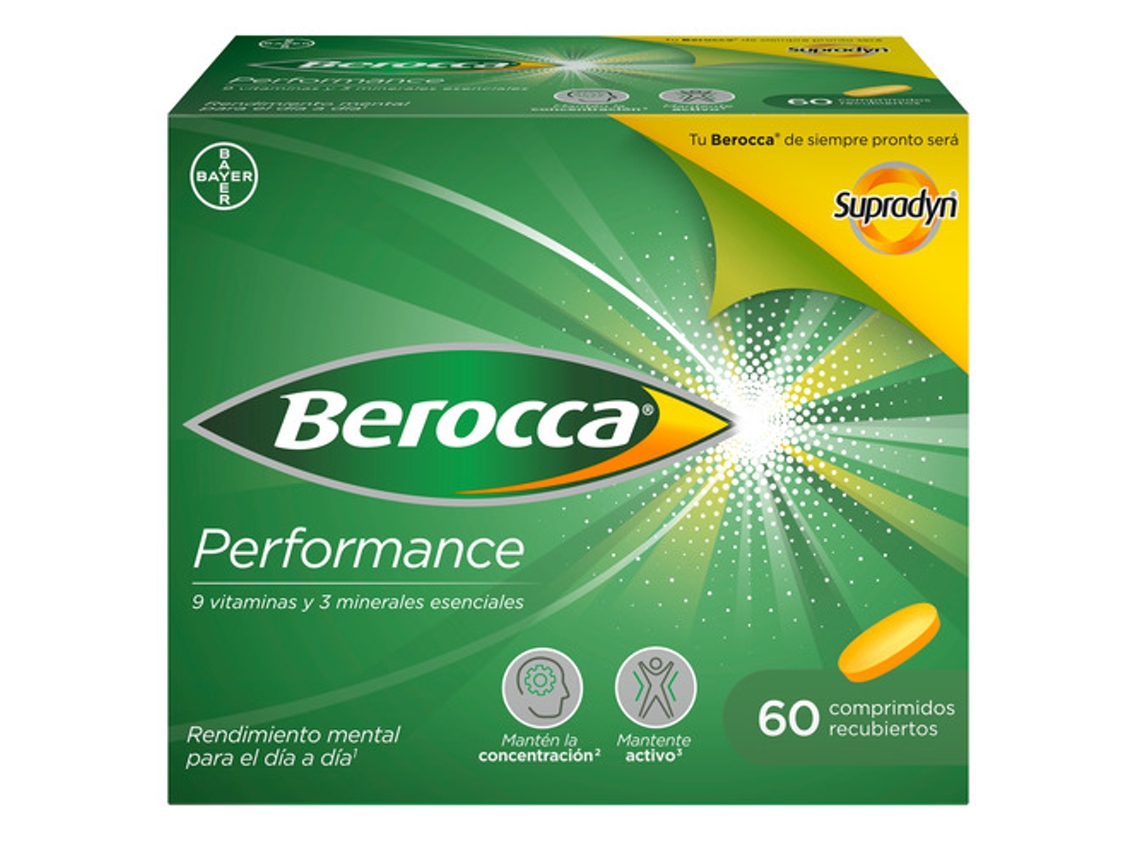 Complemento Alimentar BEROCCA Performance Vitaminas (60 comprimidos)