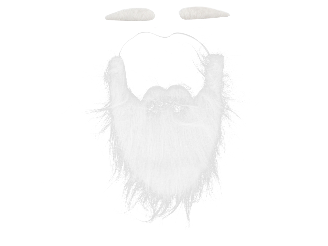Conjunto De Barba De Papá Noel Ajustable Falso Para Navidad