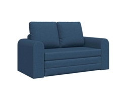 Sofá Cama | Sofá De Salón | Sofá De Descanso 60cm Azul Tela