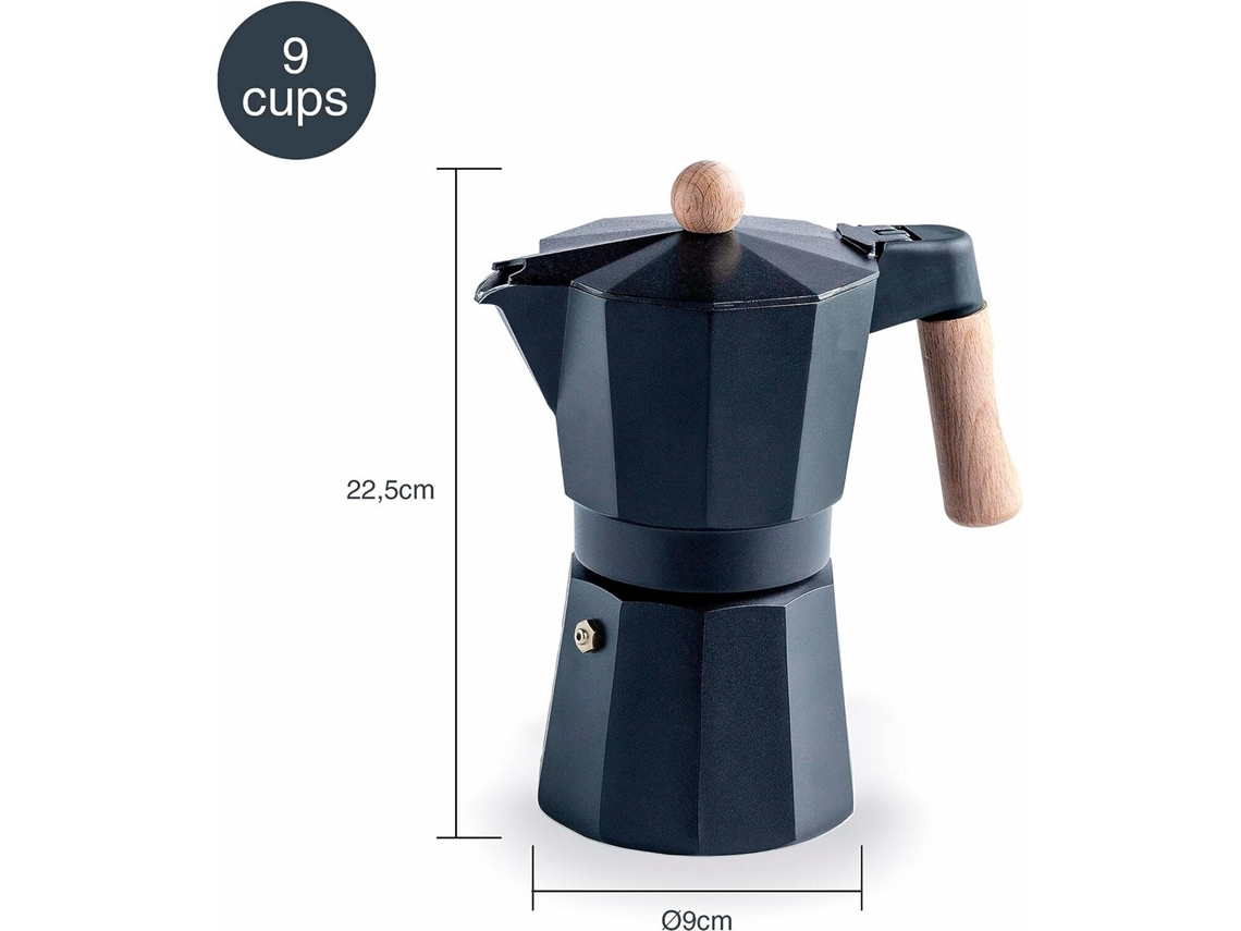 LACOR Trento Cafetera Espresso 9 Tazas
