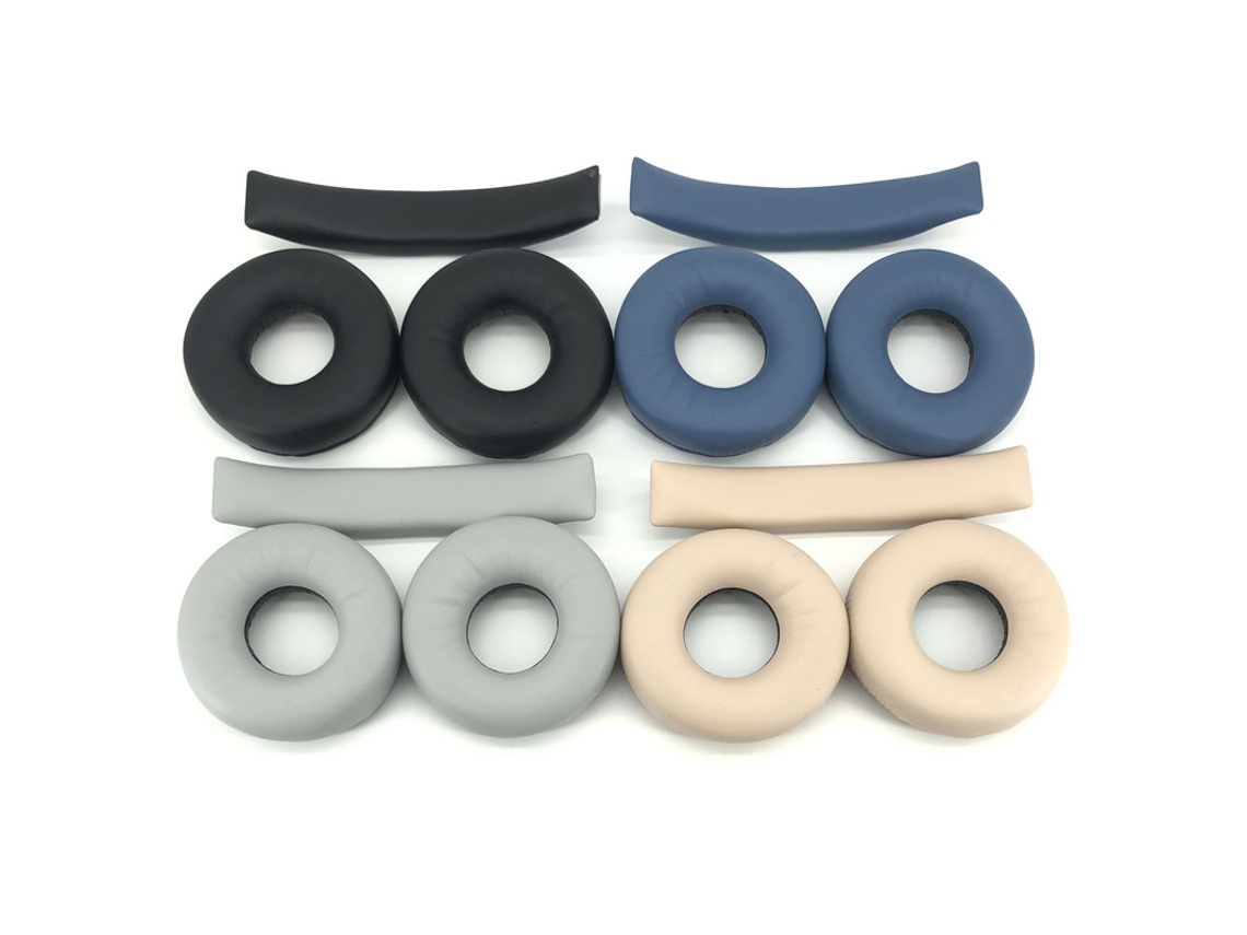 Accesorios para auriculares compatibles con Sony Blue Protein Leather Cases 2 piezas WH CH520 Yunzii