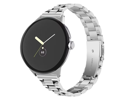 Correa de reloj de acero inoxidable de 20 mm para Google Pixel Watch
