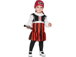 Disfraz de Bebé DISFRAZZES Pirata A Rayas (Talla: 2 a 3 años)