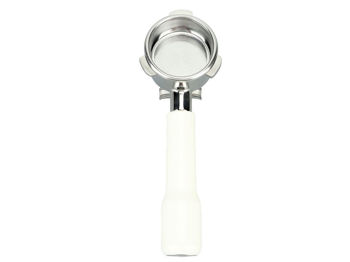 Cesta De Filtro De Café De 54 Mm, Portafiltro De Acero Inoxidable De Doble Flujo Para Breville 870 880 C2, Color Blanco.