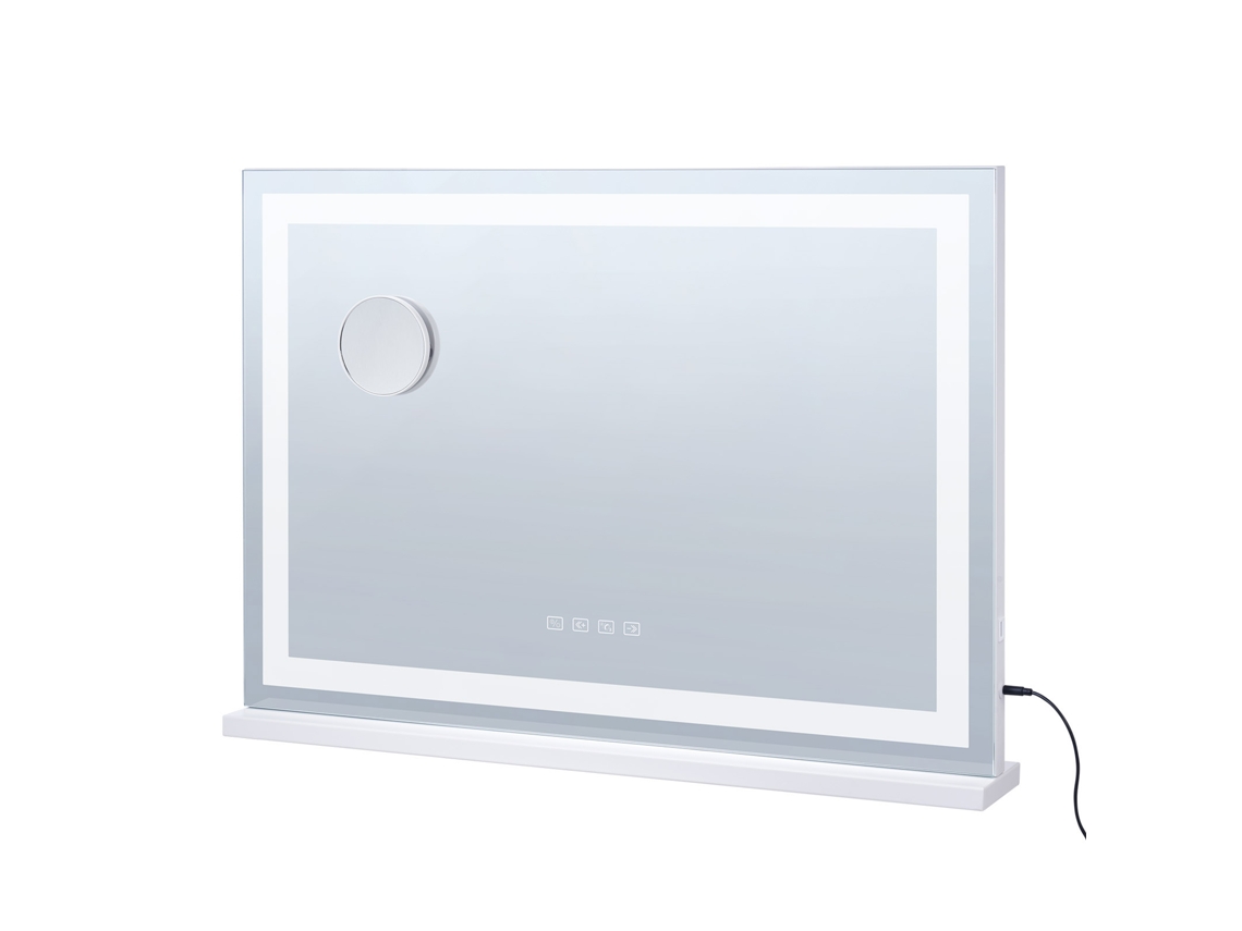 Espejo De Maquillaje Iluminado Succebuy, Bluetooth, 3 Colores, 21,7 Pulgadas