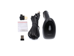 Escáner De Código De Barras Portátil Inalámbrico Usb De 2,4 Ghz Con Cable Para Logística De Supermercados Y Tiendas Minoristas.