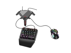 Adaptador de teclado y ratón para juegos móviles, convertidor de teclado y ratón con teclado mecánico y ratón Everley891