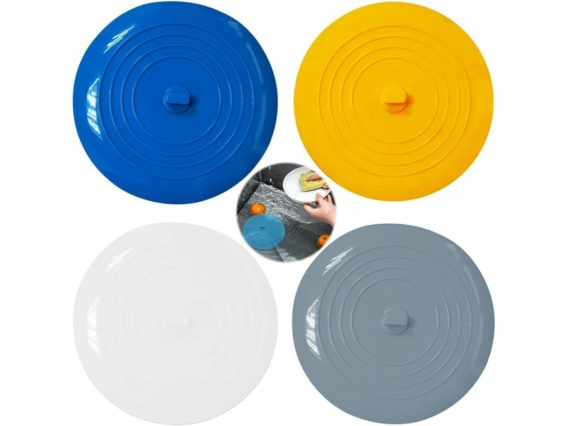 Tapa de bañera de silicona flexible, diseño antifugas, que garantiza un buen sellado y previene fugas para múltiples usos, incluidos lavabos de baño.