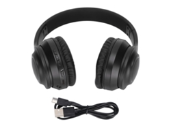 Auriculares Bluetooth Supraaurales (bluetooth Inalámbrico, Cancelación Activa De Ruido) Plegables Con Jack De Audio Aux Y Batería Integrada