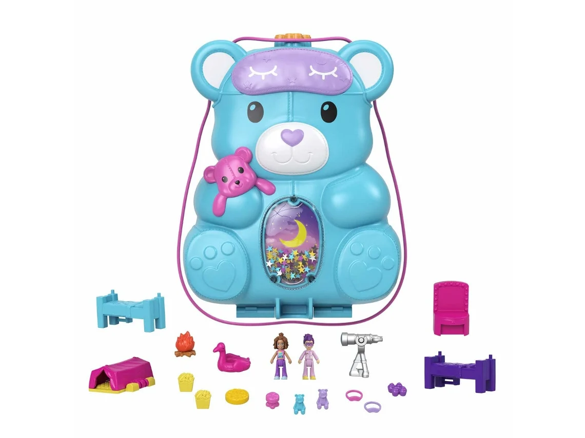 Polly Pocket Set Compacto Bolso Osito Dormilón