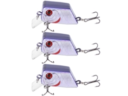 2026rebe-3pcs Señuelo Cuadrado Mini Simulación Lifelike Cebo Artificial De Pesca Tackle2