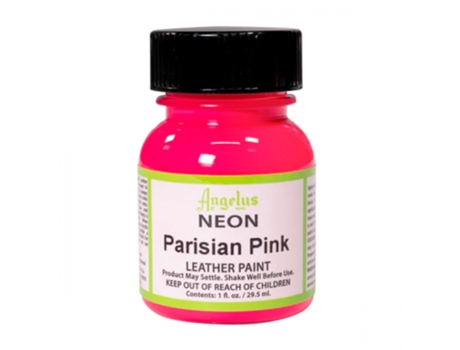 Pintura Cuero Y Polipiel Angelus Neon 29,5 Ml (Parisian Pink 123)
