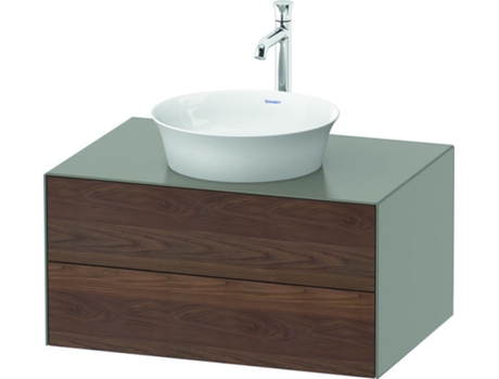 DURAVIT Tulip blanco, mueble de baño colgado en la pared, ancho 800 x fondo 550mm, con 2 cajones, con tecnología tip-on, WT49850