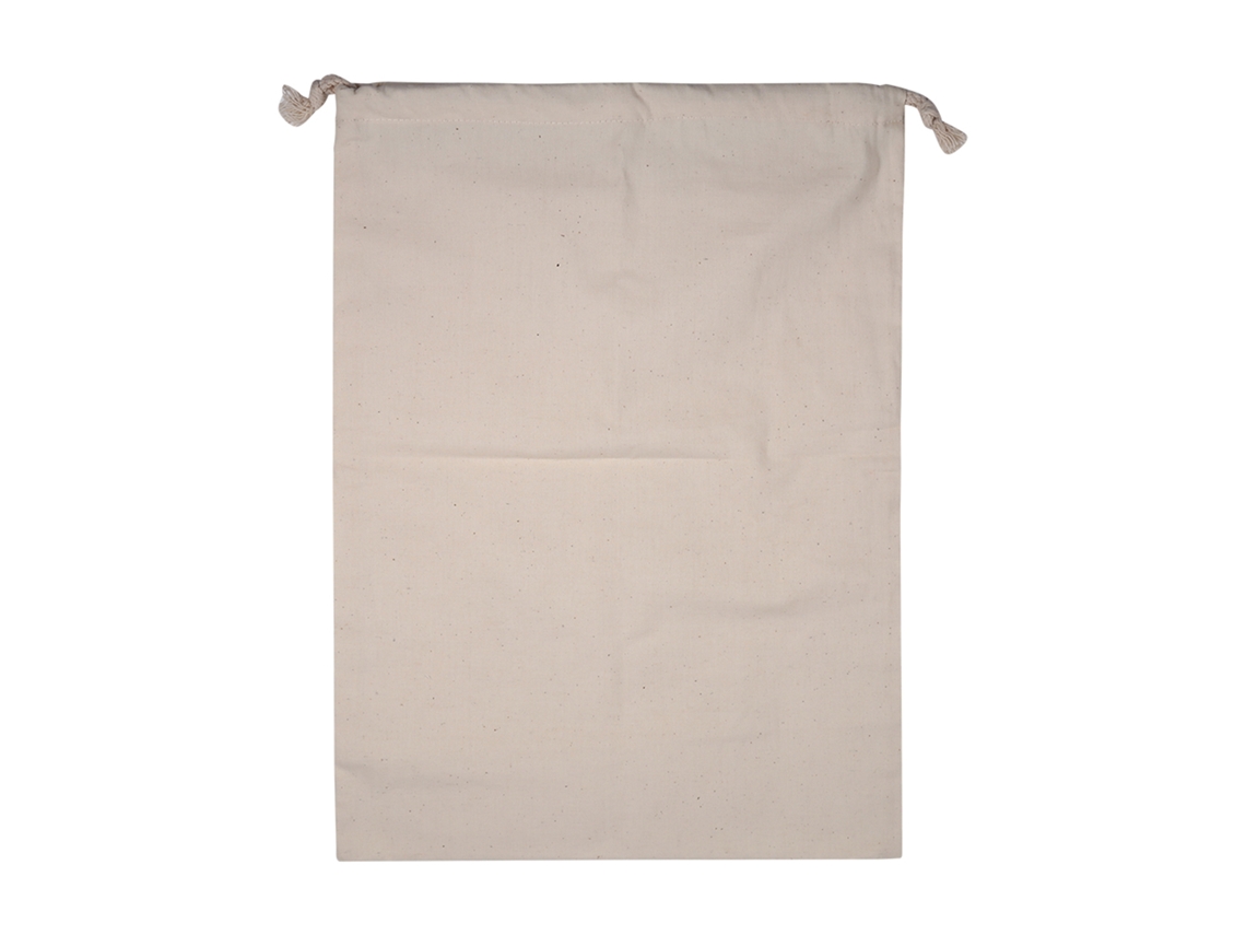 Bolsa de almacenamiento de algodón con cordón para el hogar, 30 x 40 cm