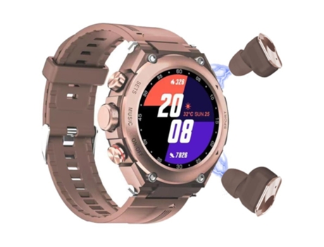 Smartwatch Con Tws Tws Lemfo T92 Brown