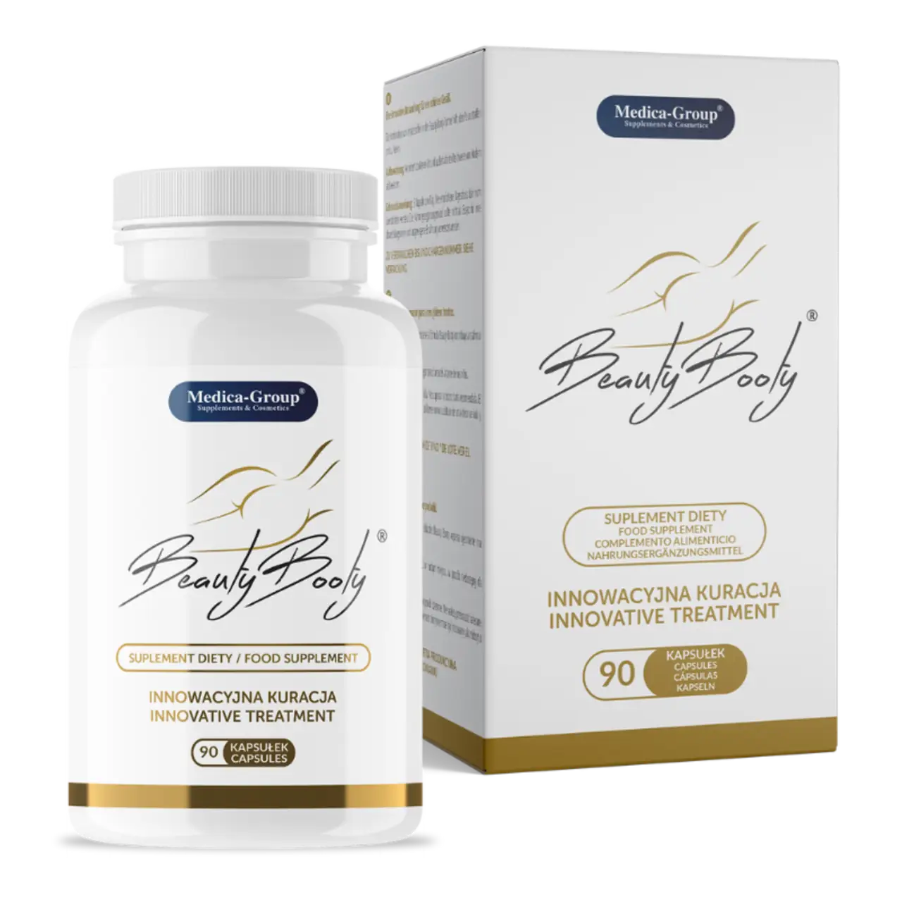 Cápsulas Beautybooty para reafirmar y moldear los glúteos (Grupo Medica)