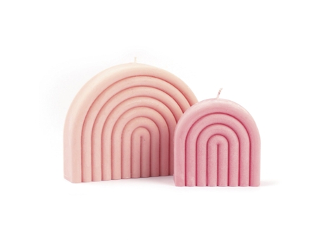 Molde para velas arco iris
