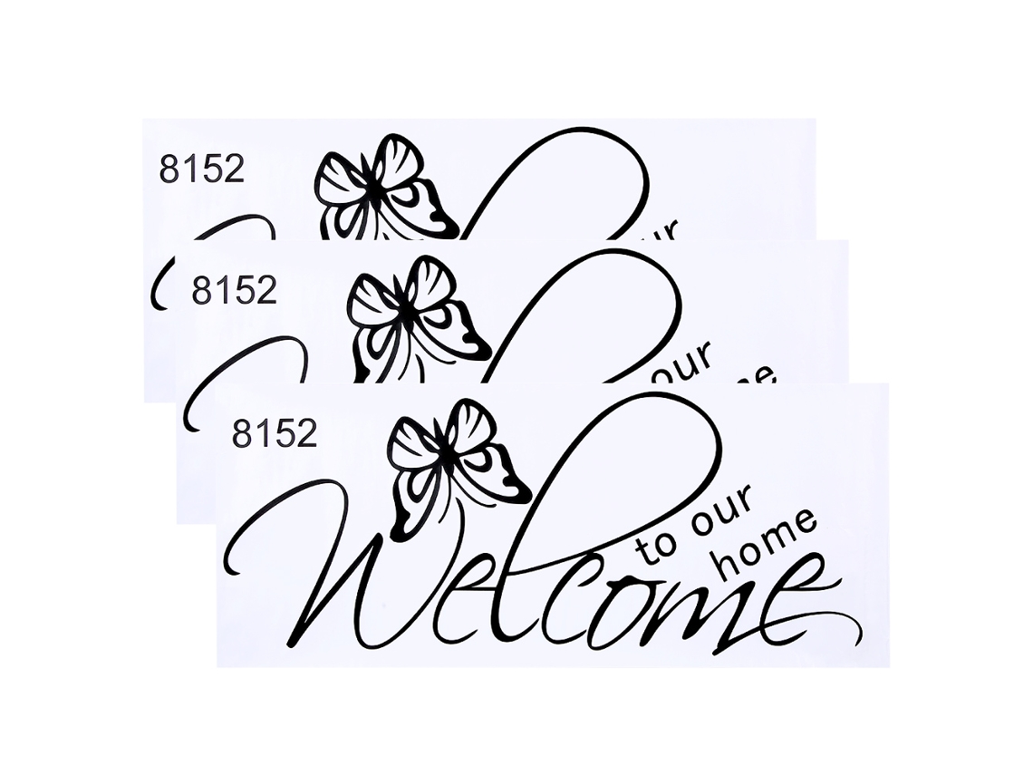 3 Pegatinas Autoadhesivas De Pvc Para Pared Con Diseño De Mariposas Y Letras Decorativas Para El Hogar, Sala De Estar O Habitación Infantil.