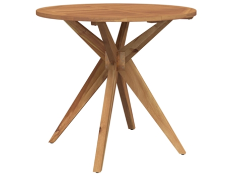 Mesa De Jardín VIDAXL Marrón Madera (Ø 85x75 cm)