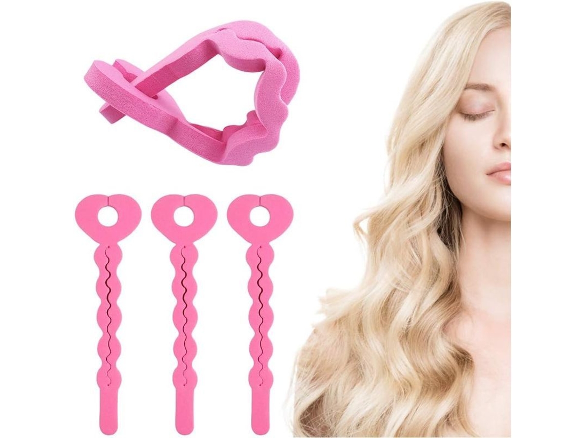 Rulos De Espuma Para El Cabello, 18 Piezas, Rulos De Esponja Flexibles Para Peinados Nocturnos Caseros.