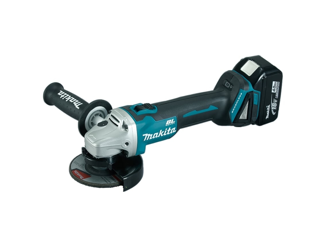 MAKITA DGA454RMJ Miniamoladora BL 18V LXT 115mm SAR 4Ah 2 bat. MakPac ADT