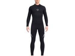 RNEMITERY Traje de buceo unisex de neopreno - Mono elástico con cremallera delantera, manga larga y cierre frontal