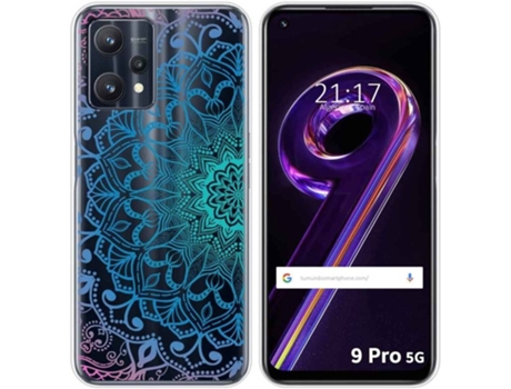Carcasa para Realme 9 Pro 5G TUMUNDOSMARTPHONE Dibujos Transparente Mandala Multicolor