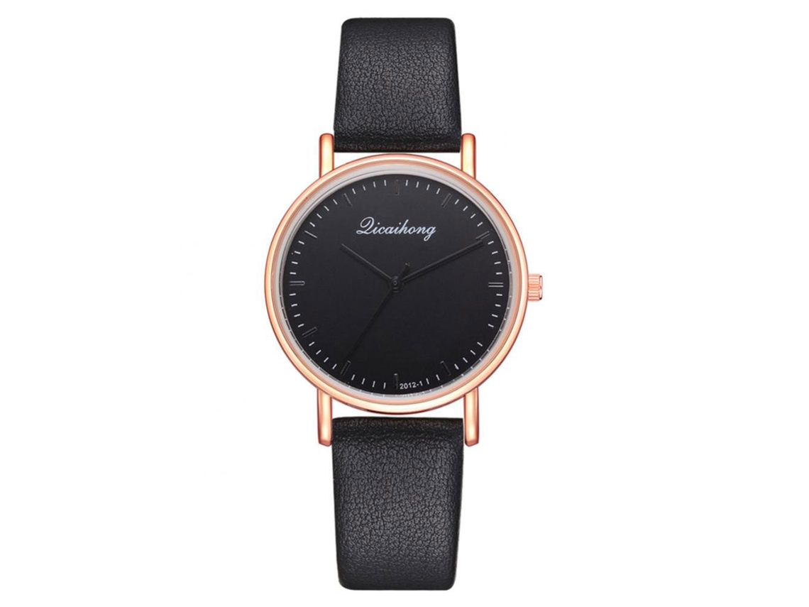 Reloj De Pulsera Casual De Cuarzo Para Mujer Lvpai Con Correa De Pu Marrón.