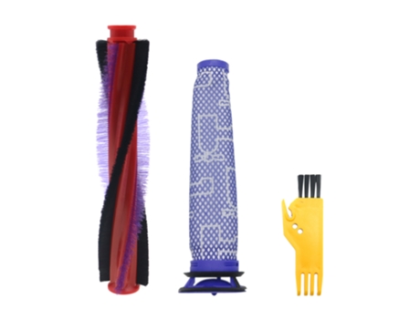 Filtro de rollo de cepillo de cerdas de 18,5 Cm/22,5 Cm para Dyson V6 Animal Fluffy Dc59 Dc62 Sv03 conjunto de limpiador de rodillos barra de cepil...