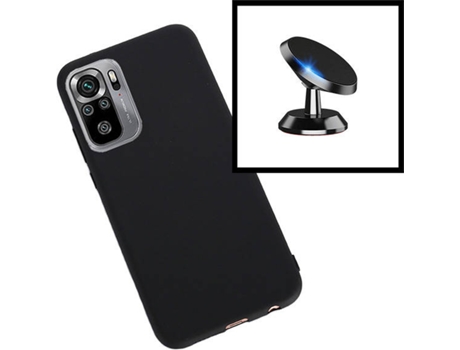 Kit Soporte Magnético + Carcasa Xiaomi Poco M3 Pro 5G PHONECARE Silicona Negro